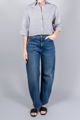 Maria McManus Cropped Short Sleeve Shirt-Tops-Misch-Boutique-Vancouver-Canada-misch.ca