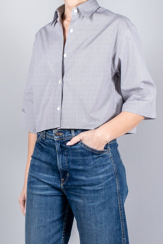 Maria McManus Cropped Short Sleeve Shirt-Tops-Misch-Boutique-Vancouver-Canada-misch.ca