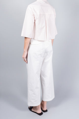 Maria McManus Cropped Short Sleeve Shirt-Tops-Misch-Boutique-Vancouver-Canada-misch.ca