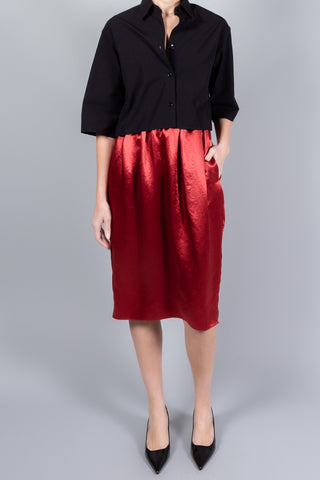 Maria McManus Cropped Short Sleeve Shirt-Tops-Misch-Boutique-Vancouver-Canada-misch.ca