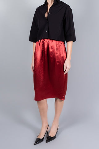 Maria McManus Cropped Short Sleeve Shirt-Tops-Misch-Boutique-Vancouver-Canada-misch.ca