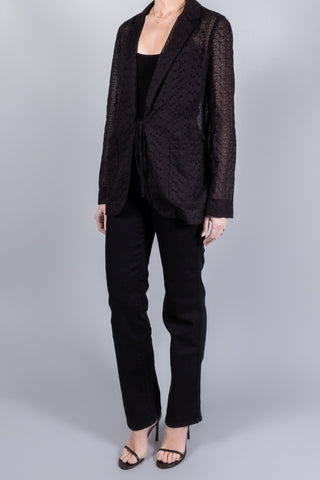 Forte Forte Broderie Anglaise Blazer-Coats and Jackets-Misch-Boutique-Vancouver-Canada-misch.ca