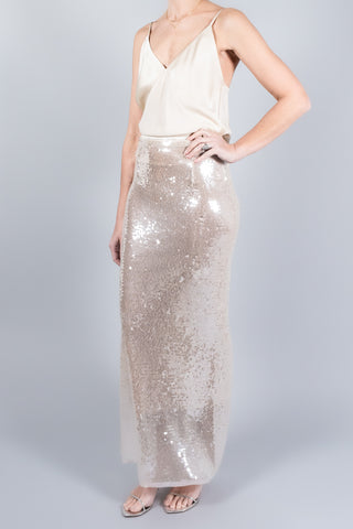 Forte Forte Liquid Sequin Pencil Skirt-Skirts-Misch-Boutique-Vancouver-Canada-misch.ca
