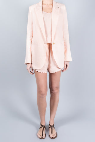 Forte Forte Chic Linen Shorts With Embroidery-Shorts-Misch-Boutique-Vancouver-Canada-misch.ca