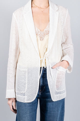 Forte Forte Broderie Anglaise Blazer-Coats and Jackets-Misch-Boutique-Vancouver-Canada-misch.ca