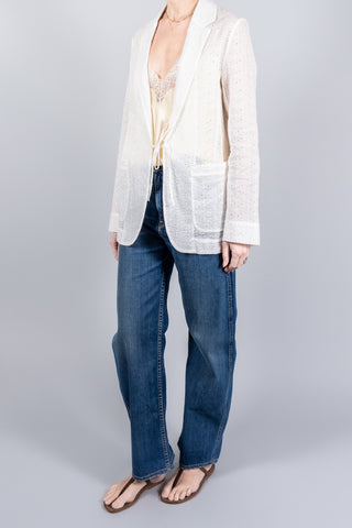 Forte Forte Broderie Anglaise Blazer-Coats and Jackets-Misch-Boutique-Vancouver-Canada-misch.ca