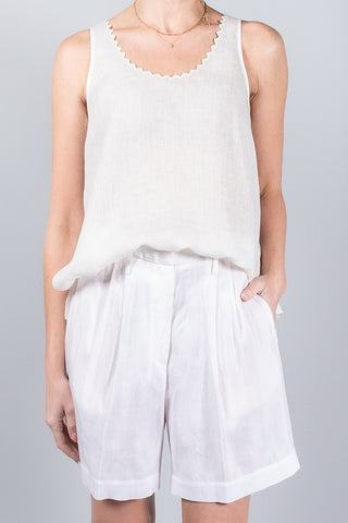 Forte Forte Chic Linen Embroidered Top-Tops-Misch-Boutique-Vancouver-Canada-misch.ca