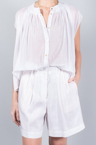 Forte Forte Voile Sleeveless Bohemian Shirt-Tops-Misch-Boutique-Vancouver-Canada-misch.ca