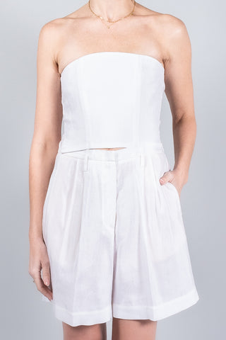Forte Forte Linen Viscose Bustier Top-Tops-Misch-Boutique-Vancouver-Canada-misch.ca