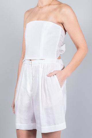Forte Forte Linen Viscose Bustier Top-Tops-Misch-Boutique-Vancouver-Canada-misch.ca