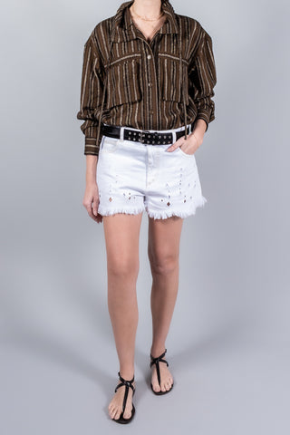 Isabel Marant Aecia Shorts-Pants and Shorts-Misch-Boutique-Vancouver-Canada-misch.ca