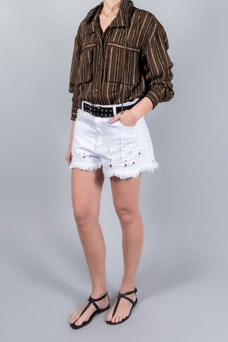 Isabel Marant Aecia Shorts-Pants and Shorts-Misch-Boutique-Vancouver-Canada-misch.ca