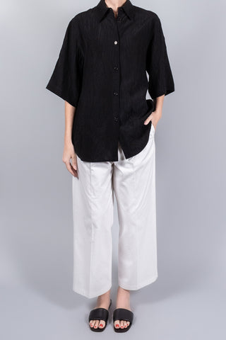 Christian Wijnants Tiola Shirt - Black-Tops-Misch-Boutique-Vancouver-Canada-misch.ca