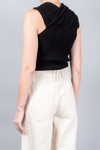 Kallmeyer Meeka Cowl Neck Tank-Tops-Misch-Boutique-Vancouver-Canada-misch.ca