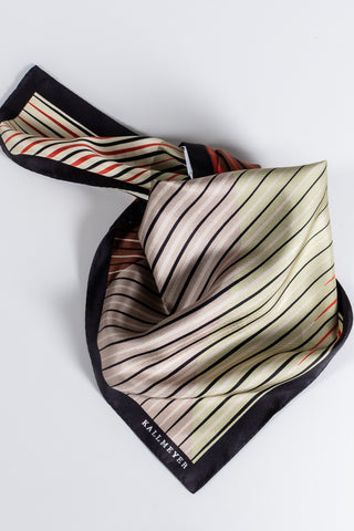 Kallmeyer Small Neutral Fluted Scarf-Accessories-Misch-Boutique-Vancouver-Canada-misch.ca