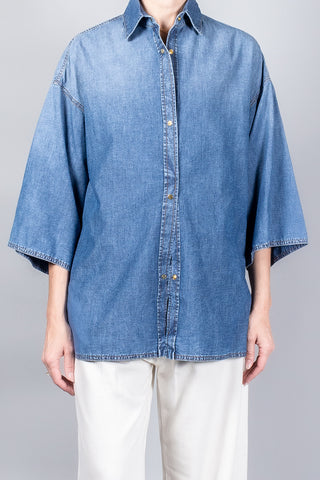 Darkpark Dora Chambray Shirt-Tops-Misch-Boutique-Vancouver-Canada-misch.ca
