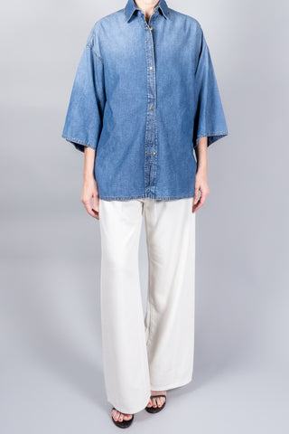 Darkpark Dora Chambray Shirt-Tops-Misch-Boutique-Vancouver-Canada-misch.ca