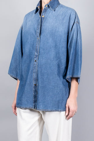 Darkpark Dora Chambray Shirt-Tops-Misch-Boutique-Vancouver-Canada-misch.ca