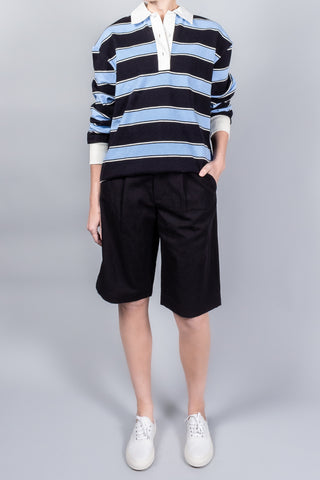 Closed Striped Rugby Shirt-Tops-Misch-Boutique-Vancouver-Canada-misch.ca