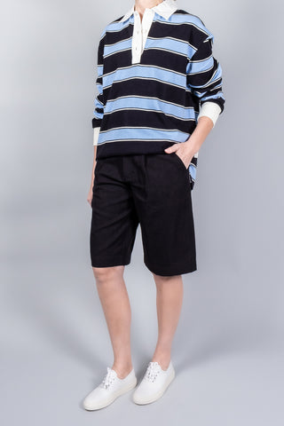 Closed Striped Rugby Shirt-Tops-Misch-Boutique-Vancouver-Canada-misch.ca