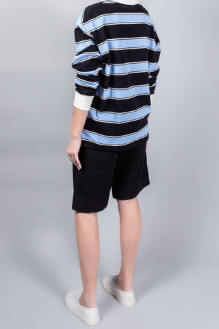 Closed Striped Rugby Shirt-Tops-Misch-Boutique-Vancouver-Canada-misch.ca