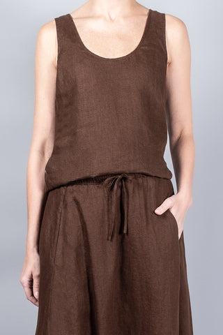 Closed Linen Tank Top-Tops-Misch-Boutique-Vancouver-Canada-misch.ca