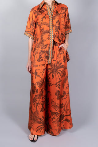 Alemais Monkey Dance Silk Palazzo Pant-Pants and Shorts-Misch-Boutique-Vancouver-Canada-misch.ca
