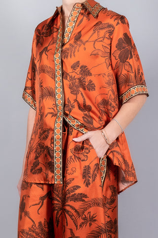 Alemais Monkey Dance Silk Shirt-Tops-Misch-Boutique-Vancouver-Canada-misch.ca