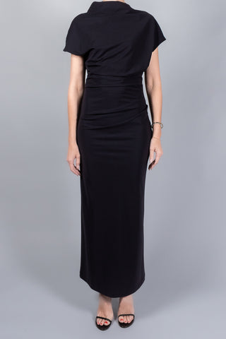 REYÈM Asymmetric Short Sleeve Dress-Dresses and Jumpsuits-Misch-Boutique-Vancouver-Canada-misch.ca