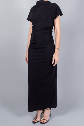 REYÈM Asymmetric Short Sleeve Dress-Dresses and Jumpsuits-Misch-Boutique-Vancouver-Canada-misch.ca