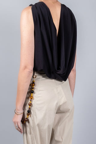 REYÈM Draped Back Top-Tops-Misch-Boutique-Vancouver-Canada-misch.ca