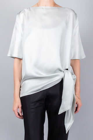 Loulou De Saison Mano Knotted Blouse-Tops-Misch-Boutique-Vancouver-Canada-misch.ca