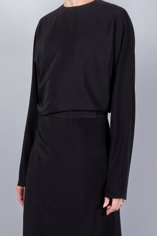 Matteau Dolman Silk Blouse-Tops-Misch-Boutique-Vancouver-Canada-misch.ca