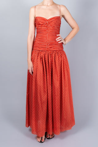 Matteau Gathered Drop Waist Dress-Dresses and Jumpsuits-Misch-Boutique-Vancouver-Canada-misch.ca