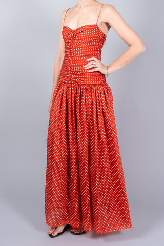 Matteau Gathered Drop Waist Dress-Dresses and Jumpsuits-Misch-Boutique-Vancouver-Canada-misch.ca