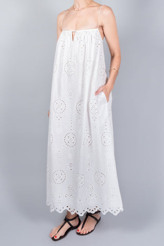 Matteau Broderie Cami Midi Dress-Dresses and Jumpsuits-Misch-Boutique-Vancouver-Canada-misch.ca