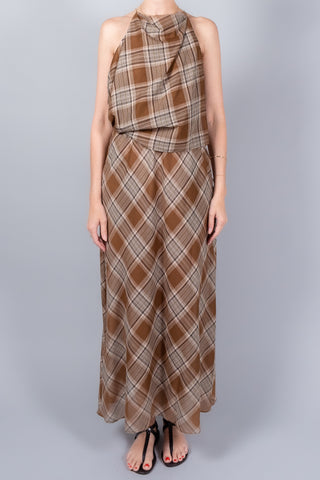 Matteau Layered Halter Midi Dress-Dresses and Jumpsuits-Misch-Boutique-Vancouver-Canada-misch.ca