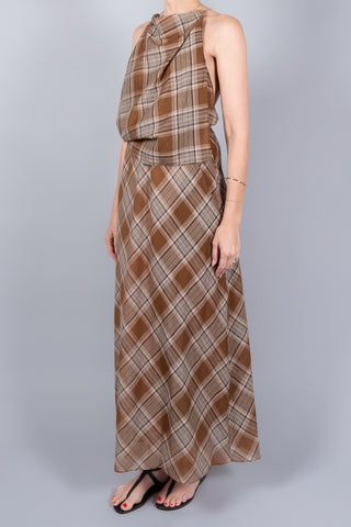 Matteau Layered Halter Midi Dress-Dresses and Jumpsuits-Misch-Boutique-Vancouver-Canada-misch.ca