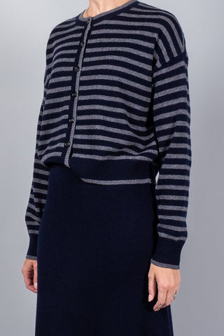 Lisa Yang Marit Stripes Cardigan