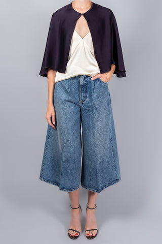 Forte Forte Envers Satin Cape-Scarves and Gloves-Misch-Boutique-Vancouver-Canada-misch.ca