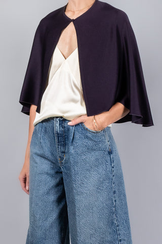 Forte Forte Envers Satin Cape-Scarves and Gloves-Misch-Boutique-Vancouver-Canada-misch.ca