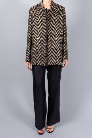 Forte Forte Chevron Jacquard Oversized Jacket