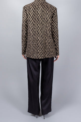 Forte Forte Chevron Jacquard Oversized Jacket