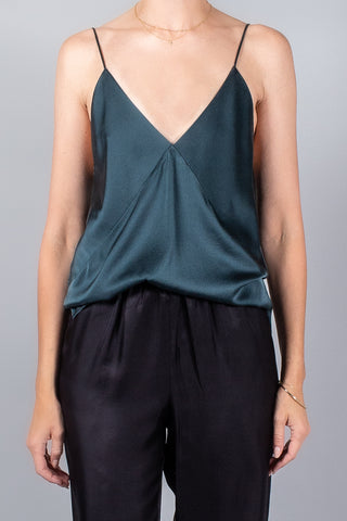Forte Forte Heavy Stretch Silk Satin Spaghetti Strap Top-Tops-Misch-Boutique-Vancouver-Canada-misch.ca