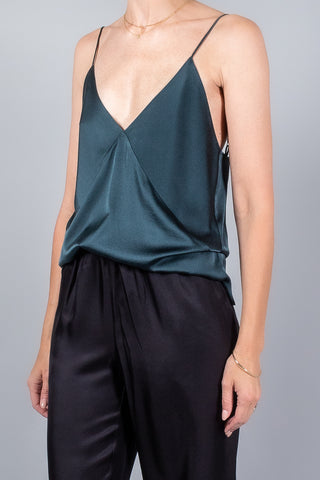 Forte Forte Heavy Stretch Silk Satin Spaghetti Strap Top-Tops-Misch-Boutique-Vancouver-Canada-misch.ca