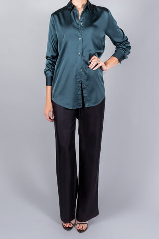 Forte Forte Heavy Stretch Silk Satin Shirt