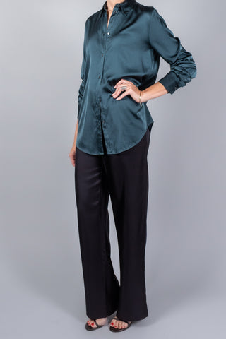 Forte Forte Heavy Stretch Silk Satin Shirt