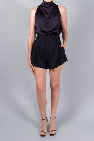 Forte Forte Envers Satin Turtleneck Sleeveless Top-Tops-Misch-Boutique-Vancouver-Canada-misch.ca