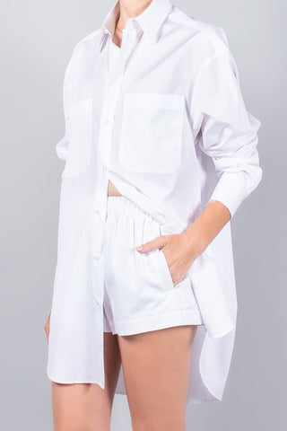 Wardrobe NYC Mini Shirt Dress-Dresses and Jumpsuits-Misch-Boutique-Vancouver-Canada-misch.ca