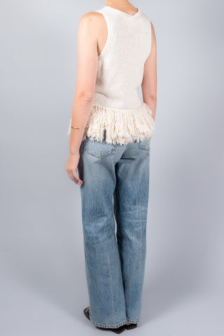 Apiece Apart Maeve Knit Fringe Tank-Tops-Misch-Boutique-Vancouver-Canada-misch.ca